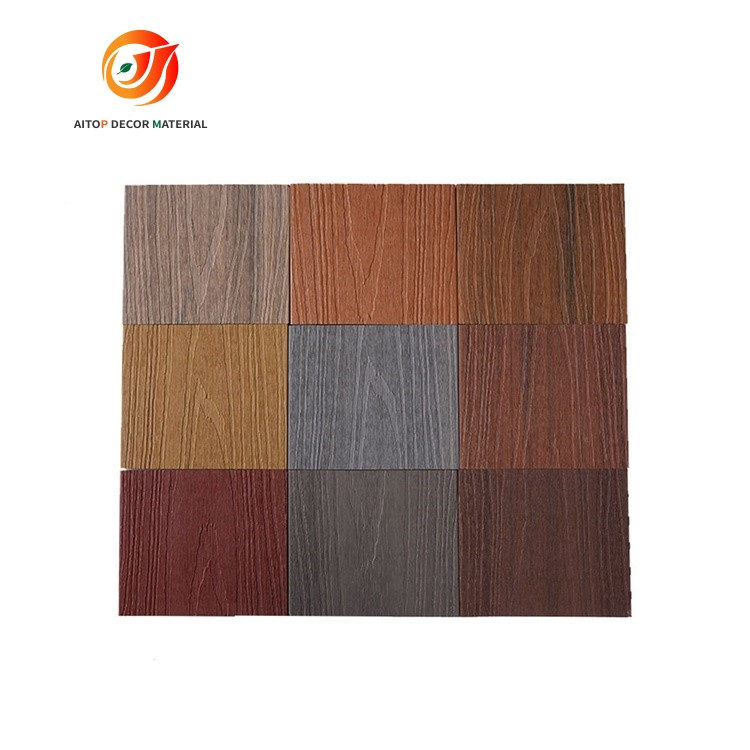 WPC composite outdoor decking / terrace flooring/ solid hard wood board