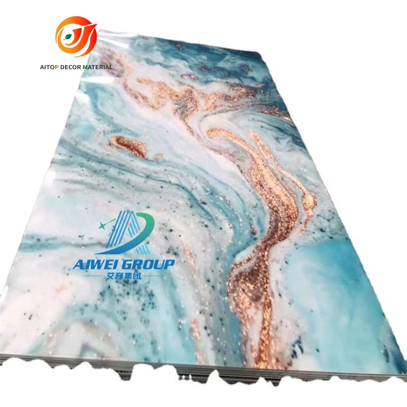 high glossy 2.8mm Uv Marble Sheet 4x8 Inch Pvc Wall Panel Pvc Uv Marble Sheet Price