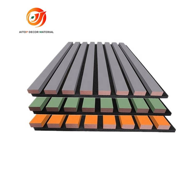 High quality and high density akupanel for wall decoration and sound insulation