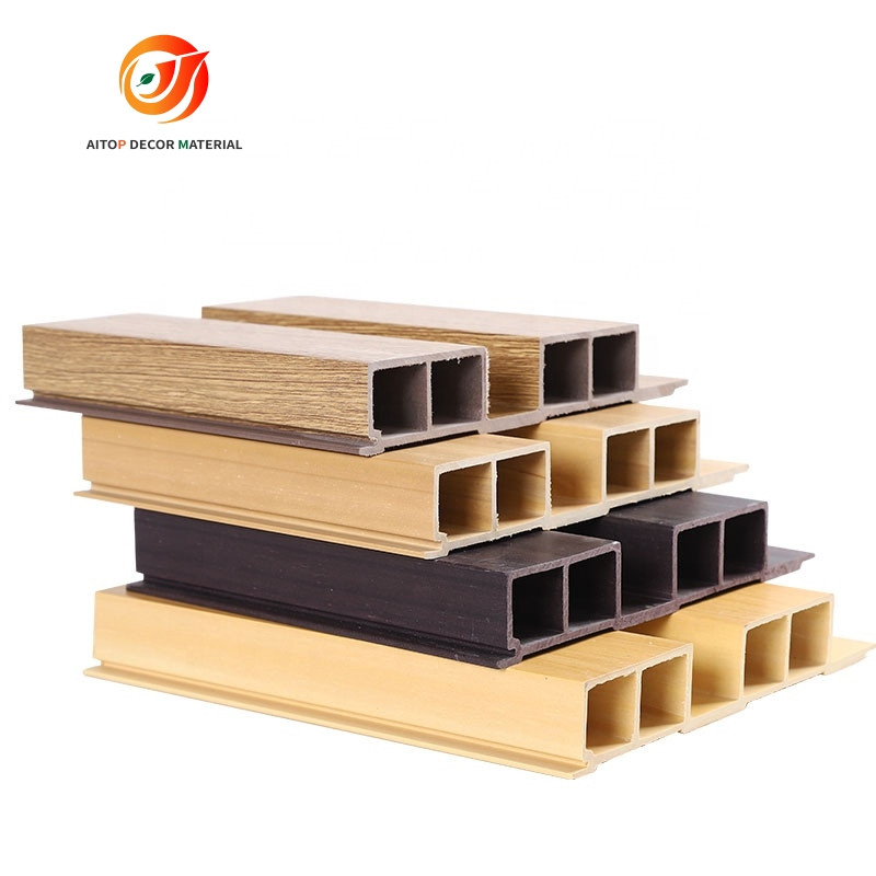 High quality and water proof fluted panel wpc wall panel for indoor background decoration