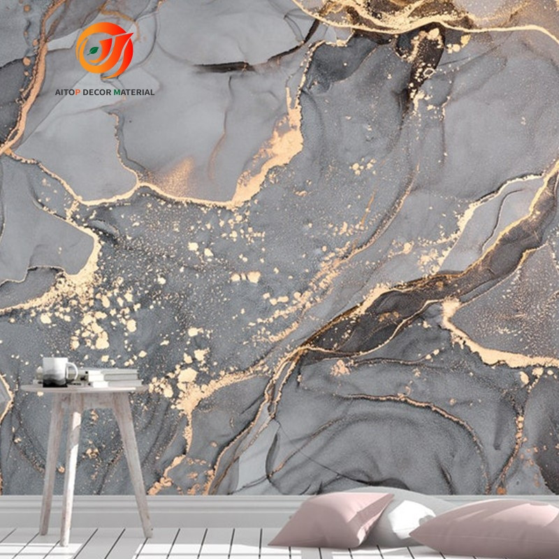 Best price high glossy 1220*2440mm*3mm PVC marble sheets for wall decoration