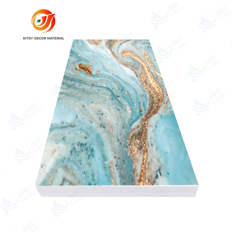 1220*2440mm pvc marble plastic sheet wall panel