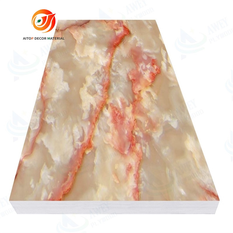 high glossy 3mm uv pvc marble sheet without any spot faux marble surface sheet United Arab Emirates 