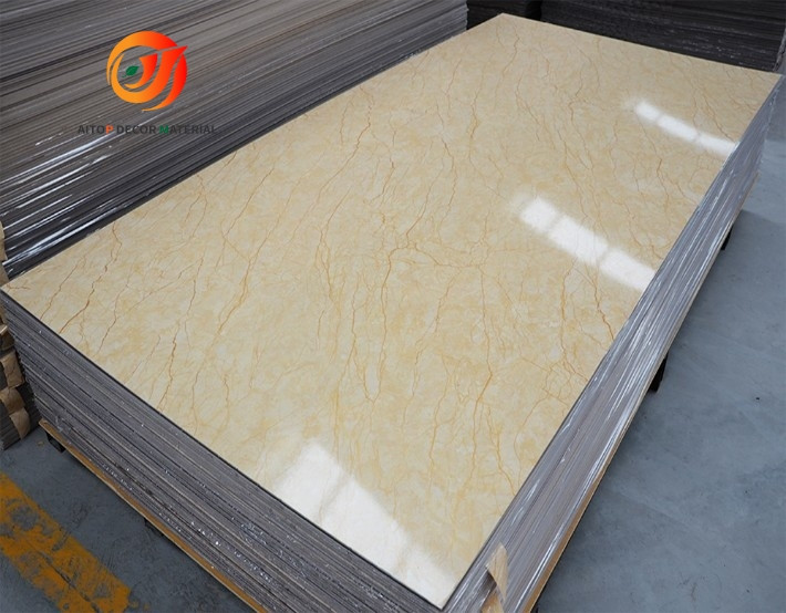 1220*2440mm pvc marble plastic sheet wall panel