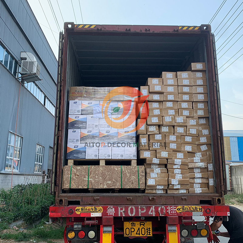 Smooth Full Container Shipment for Georgian Client with PS, PVC and WPC Wall Panels