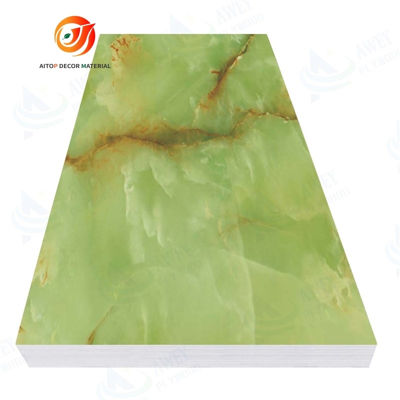 Good Quality CHINAPLAS Popular Color Pvc Marble Uv Panel sheet