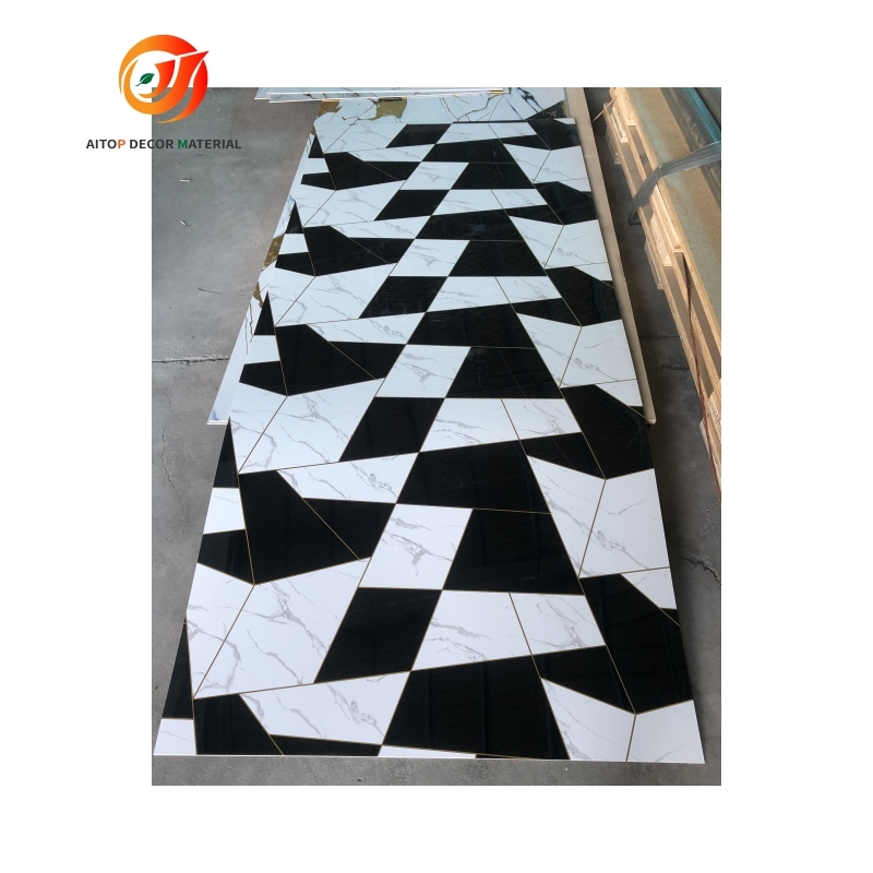 1220x2440x3mm pvc marble sheet high glossy without any spot faux marble surface sheet