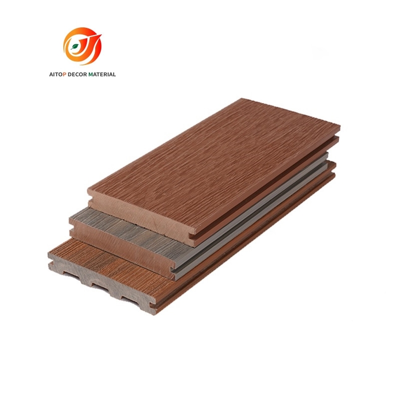 outdoor 3D embossing wpc decking floor, deep embossed wpc decking