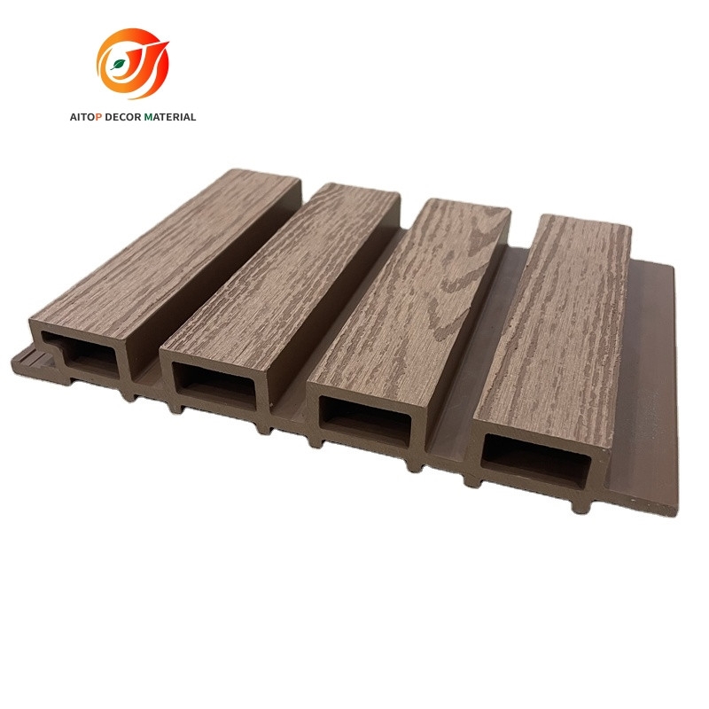 Decorative Material Co-extrusion and Non-coextrusion Solar WPC Wall Panels Cladding Outdoor
