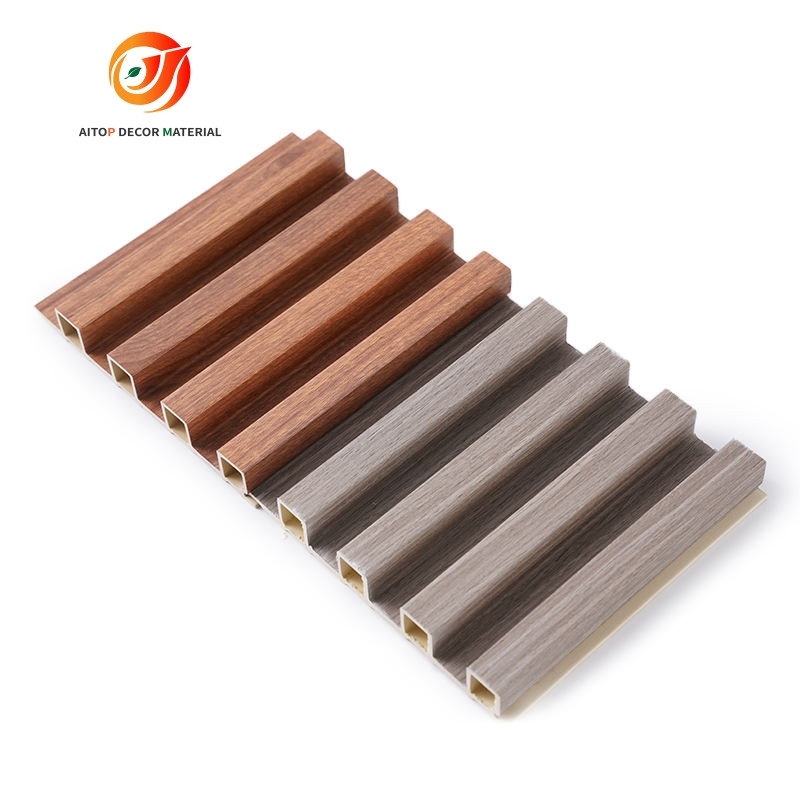 Co-extruded outdoor wall panels with reinforced coating