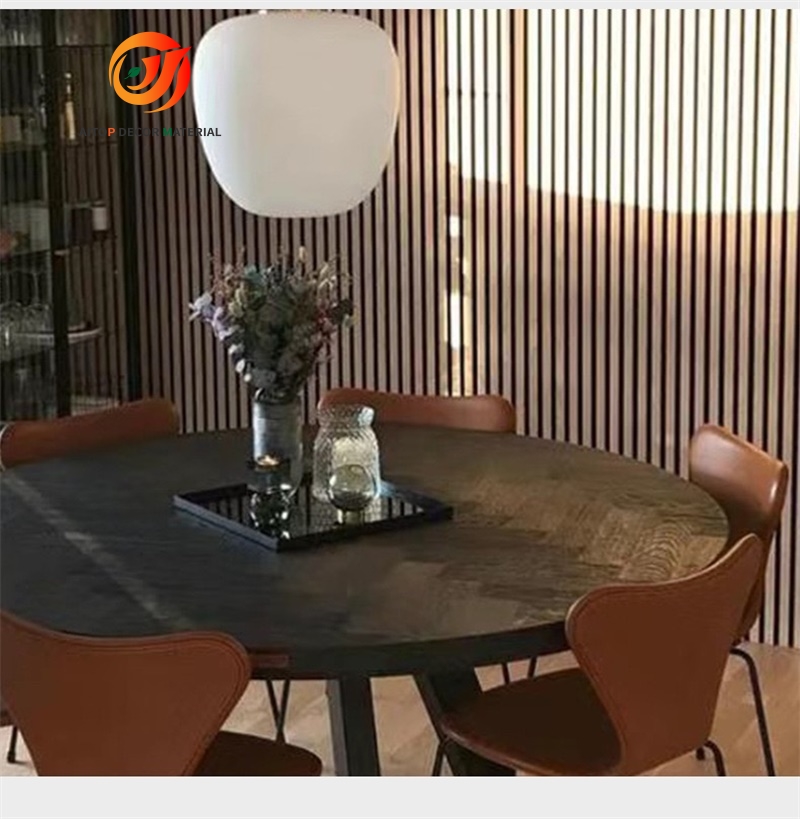 Akupanel Natural Wood Veneer Oak Soundproof Acoustic Wall Panel(图5)