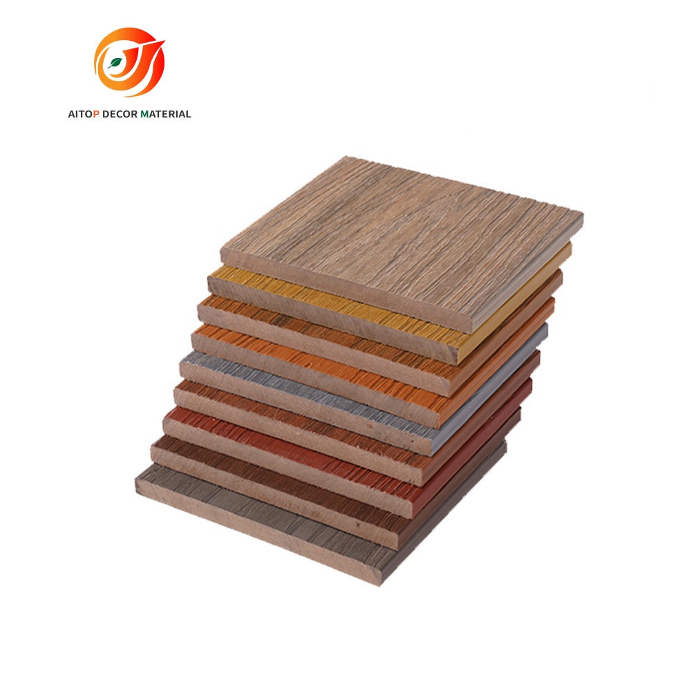 Wood Texture Waterproof Wpc Co-extrusion Decking High Quality Deep 3D for Indoor Outdoor Use PE Bath(图3)