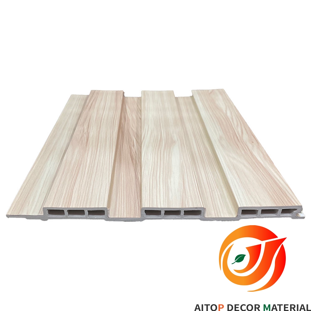 High quality and water proof fluted panel wpc wall panel for indoor background decoration(图5)