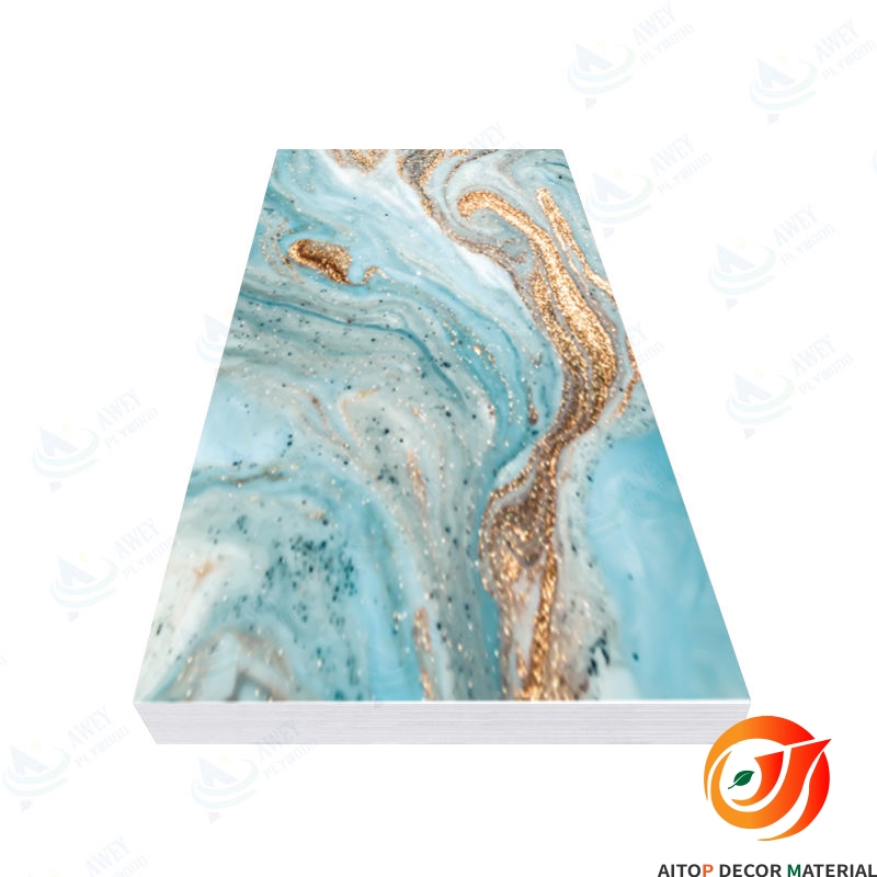 Widely Used Waterproof Indoor UV Boards Interior Wall Decoration PVC Marble Sheet(图6)
