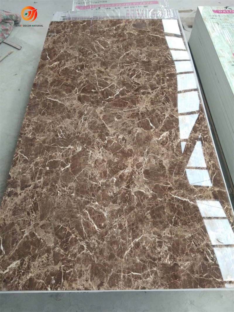 4x8 ft PVC UV wall panel ,Marble alternative panel 3mm pvc uv sheet PVC uv marble sheet(图5)