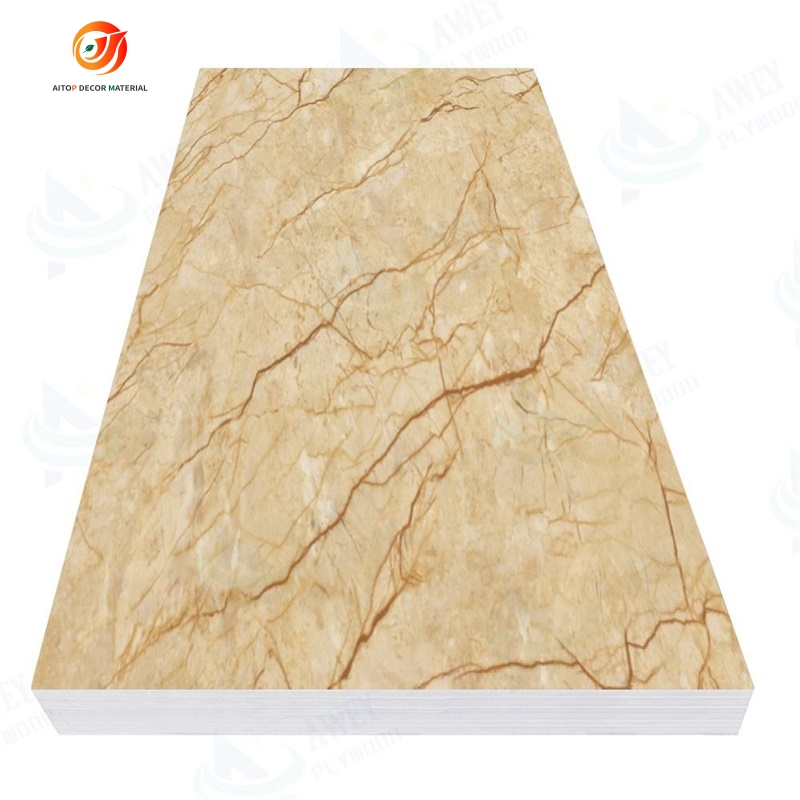 4x8 ft PVC UV wall panel ,Marble alternative panel 3mm pvc uv sheet PVC uv marble sheet(图6)