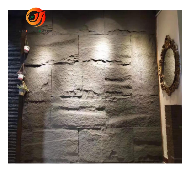 Special Offer Lightweight Wall Cladding Veneer Artificial Stone PU Stone Wall Panel(图6)