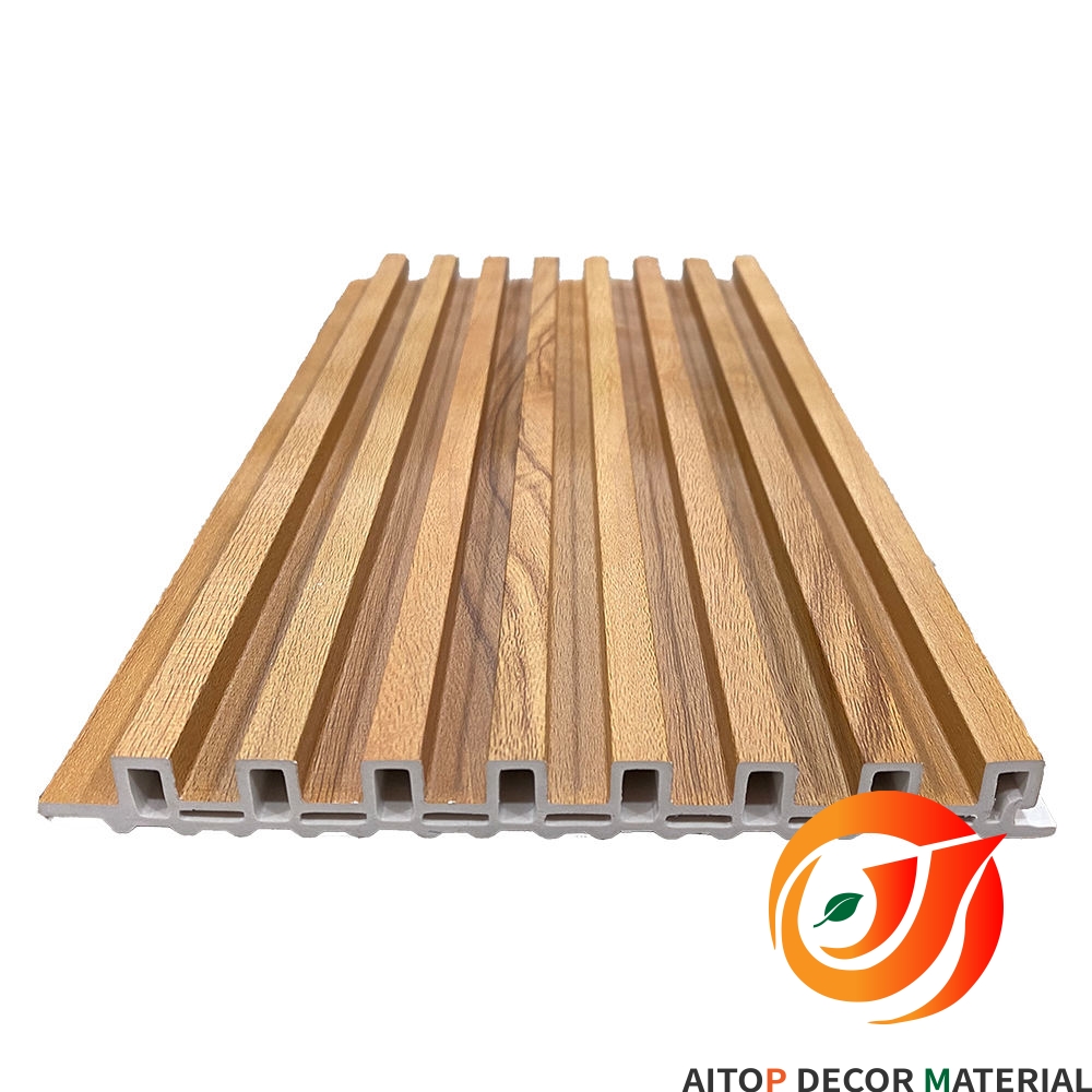 High quality and water proof fluted panel wpc wall panel for indoor background decoration(图6)