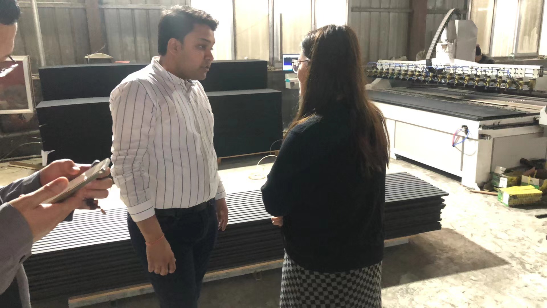 Indian Client Delegation Visits AITOP DECOR, Opening a New Chapter of Collaboration(图1)