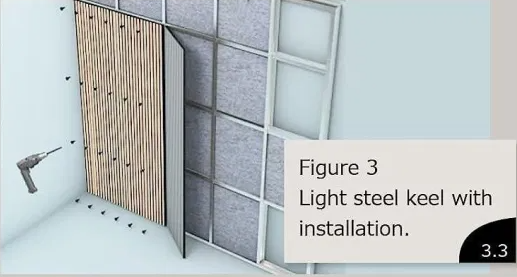 Black Felt Aku Panel Sound Absorption Slat Wood MDF Wooden Acoustic Wall Panel Akupanels(图3)